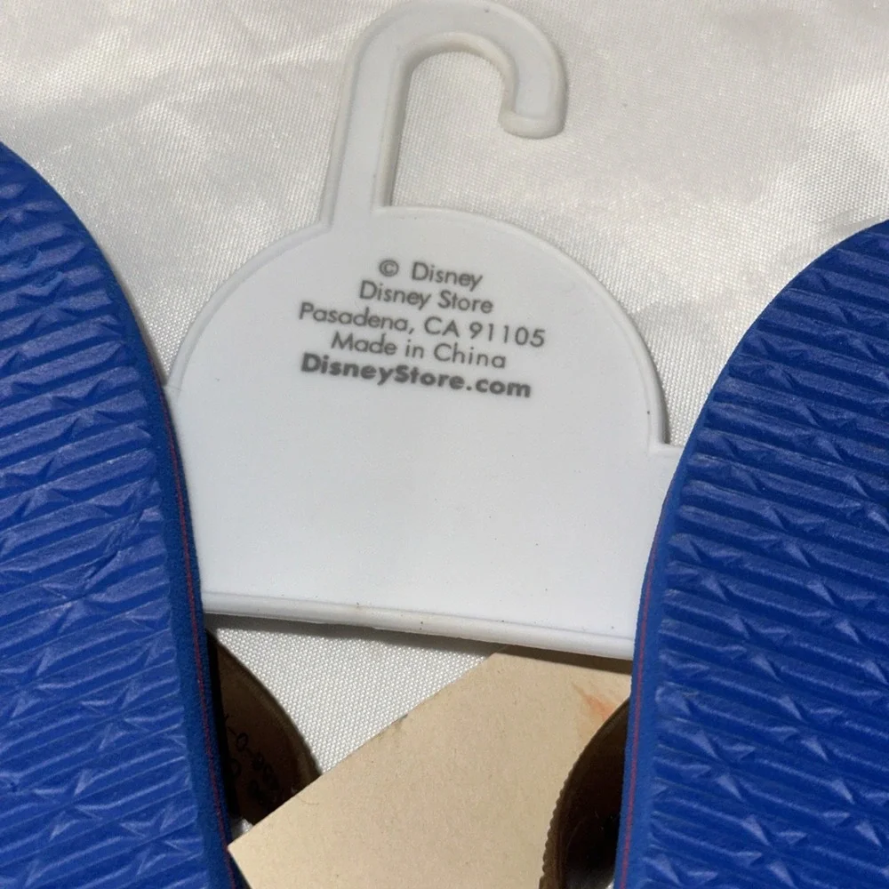 DISNEY Store CARS FLIP FLOPS SIZE 9/10 lightning mcqueen‎ New NWT